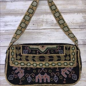 Christiana beaded shoulder bag staud lookalike